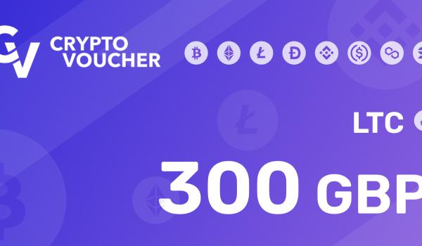Crypto Voucher LTC 300 GBP