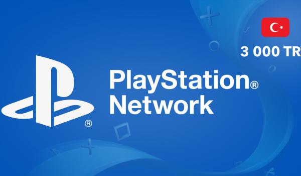 PlayStation Network Gift Card 3000 TRY