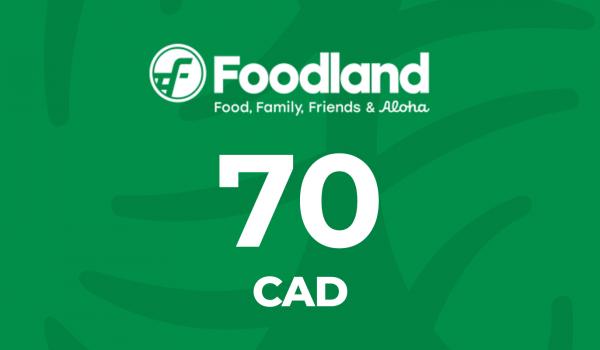 Foodland Gift Card 70 CAD