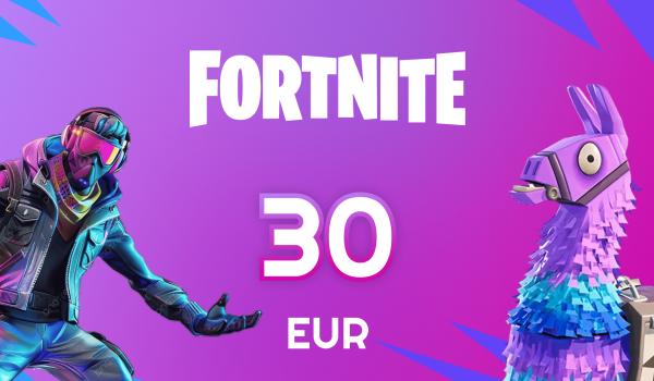 Fortnite Gift Card 30 EUR