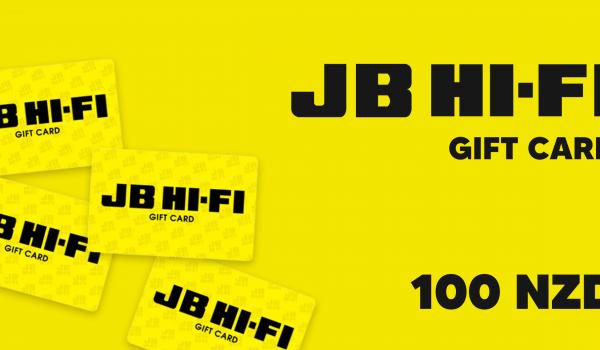 JB Hi Fi Gift Card 100 NZD
