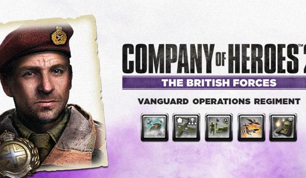 COH 2 British Commander Vanguard Operations Regiment DLC (PC)