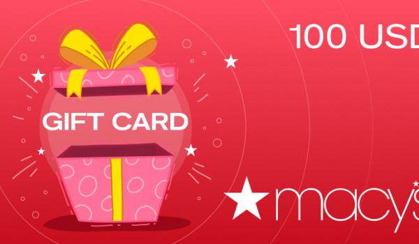 Macys Gift Card 100 USD