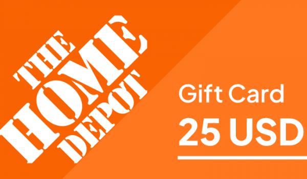 The Home Depot Gift Card 25 USD