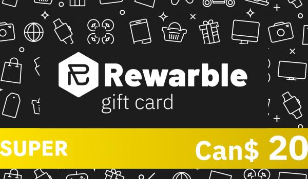 Rewarble Super Gift Card 20 CAD