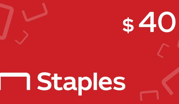 Staples Gift Card 40 USD
