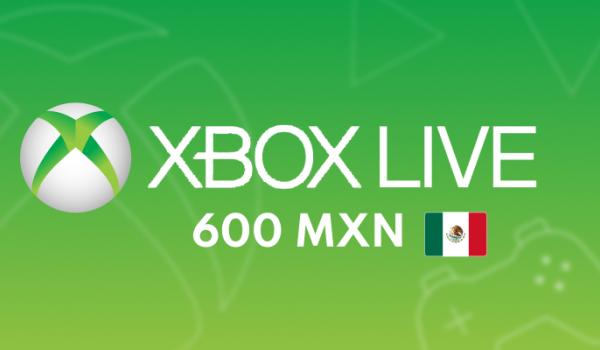 XBOX Live Gift Card 600 MXN