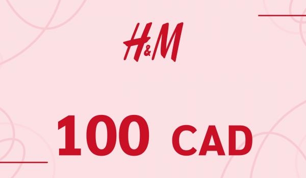 H and M Gift Card 100 CAD
