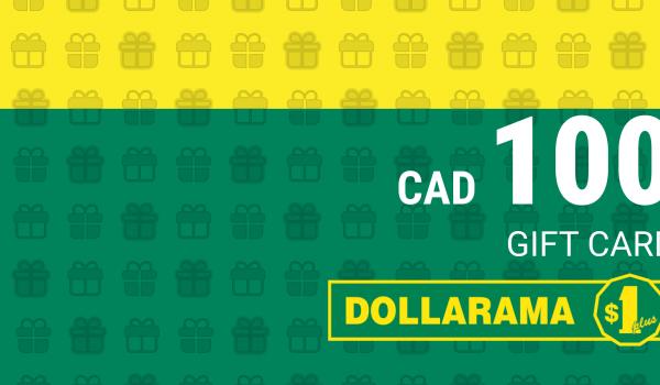 Dollarama Gift Card 100 CAD