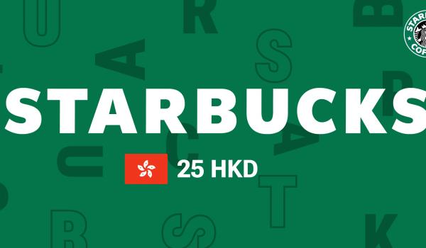 Starbucks Gift Card 25 HKD