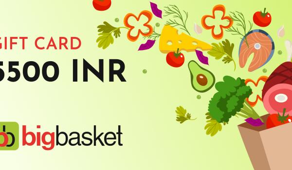 Bigbasket Gift Card 5500 INR