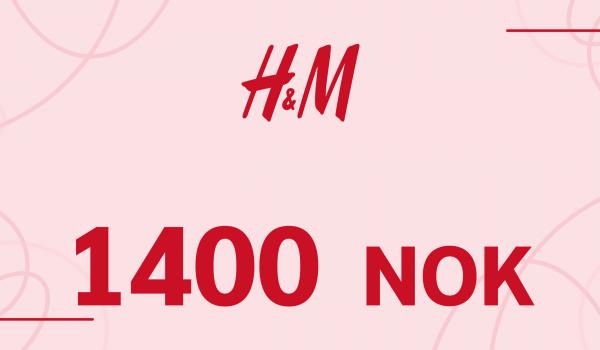 H and M Gift Card 1400 NOK