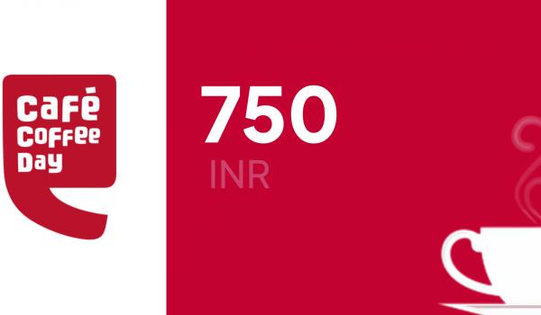Cafe Coffee Day Gift Card 750 INR