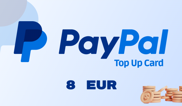 PayPal Wallet Top Up 8 EUR