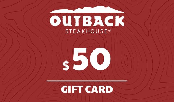 Outback Steakhouse Gift Card 50 USD