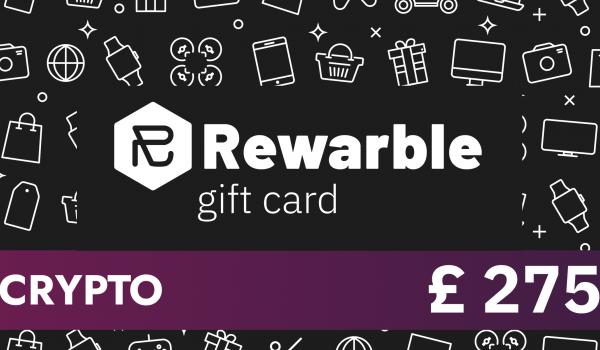 Rewarble Crypto Gift Card 275 GBP