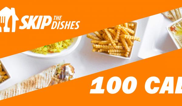 SkipTheDish Gift Card 100 CAD