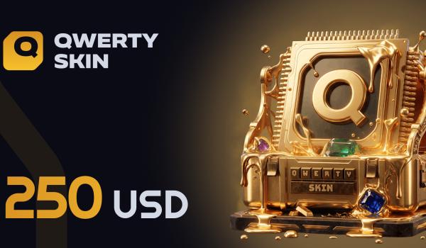 qwerty skin Gift Card 250 USD