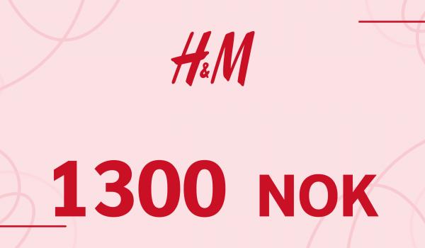 H and M Gift Card 1300 NOK