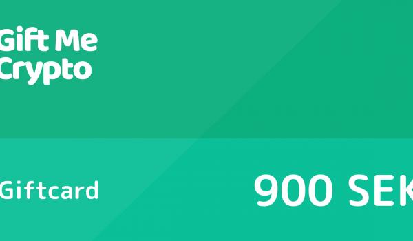 Gift Me Crypto Gift Card 900 SEK
