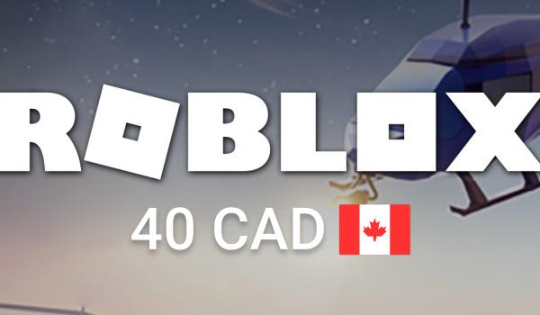 Roblox Gift Card 40 CAD