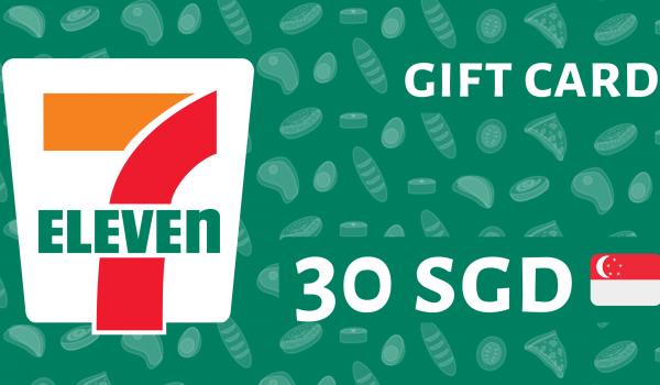 7 Eleven Gift Card 30 SGD