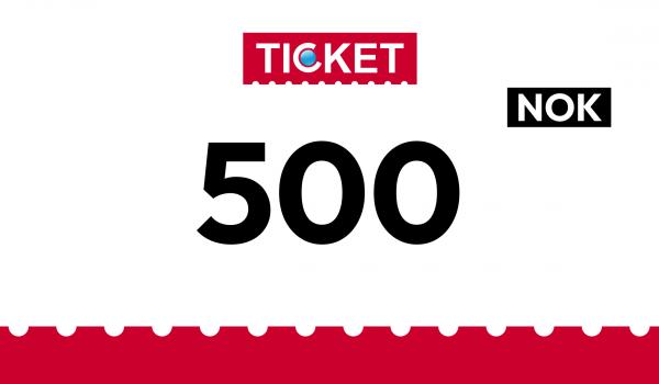 Ticket Gift Card 500 NOK