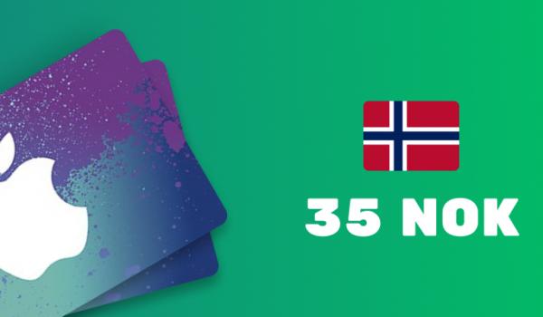 Apple iTunes Gift Card 35 NOK