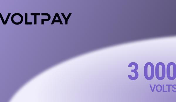 VoltPay Gift Card 3000 Volts