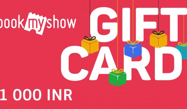 BookMyShow Gift Card 1000 INR