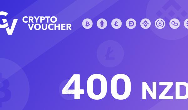 Crypto Voucher Gift Card 400 NZD