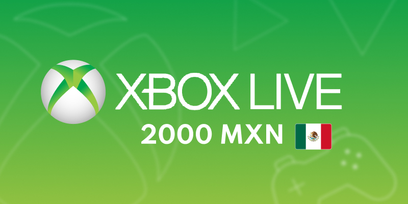 XBOX Live Gift Card 2000 MXN