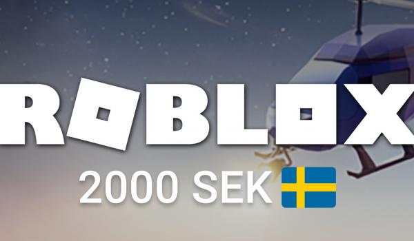 Roblox Gift Card 2000 SEK