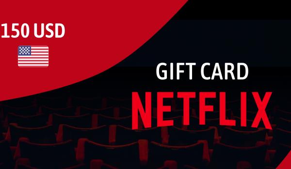 Netflix Gift Card 150 USD