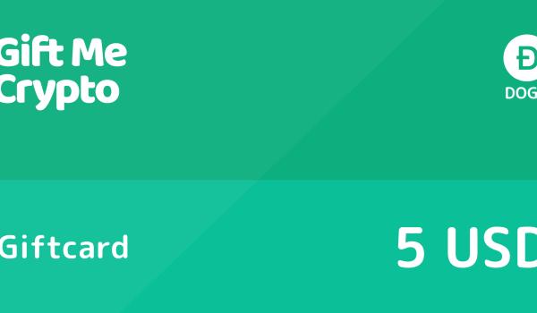 Gift Me Crypto Gift Card DOGE 5 USD