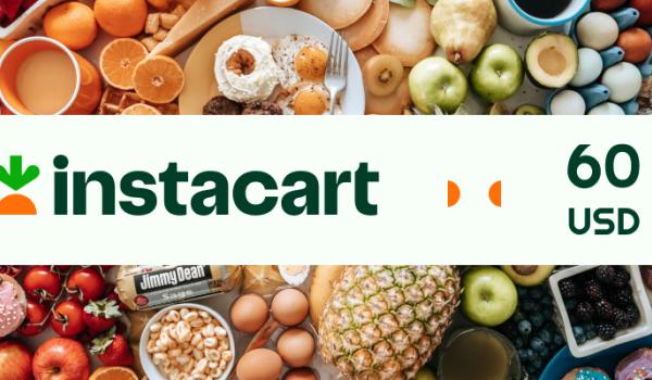 Instacart Gift Card 60 USD