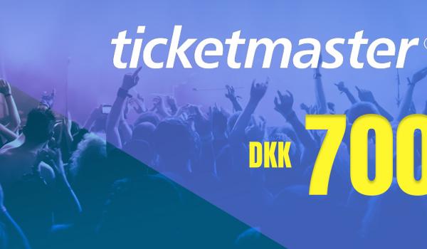 Ticketmaster Gift Card 700 DKK