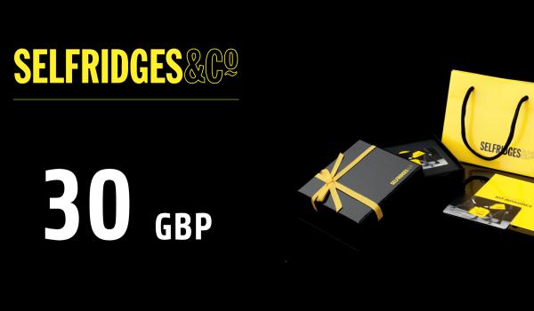 Selfridges Gift Card 30 GBP