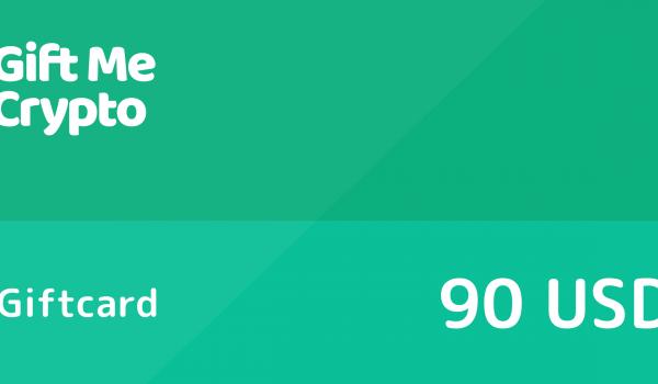 Gift Me Crypto Gift Card 90 USD