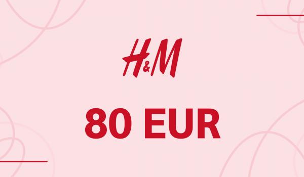 H and M Gift Card 80 EUR