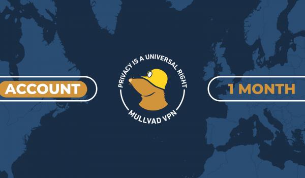 Mullvad VPN Account 1 Month