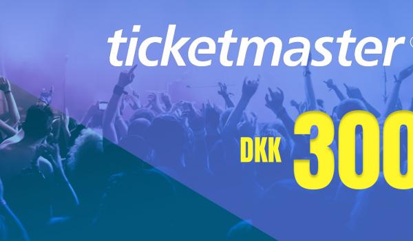 Ticketmaster Gift Card 300 DKK