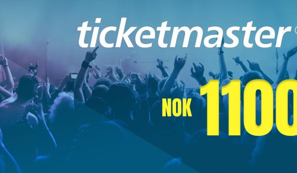 Ticketmaster Gift Card 1100 NOK
