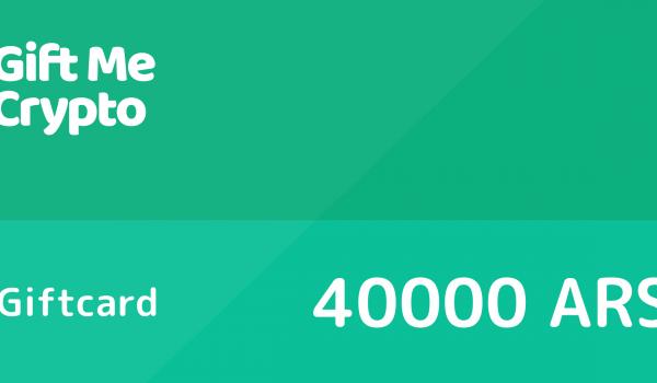 Gift Me Crypto Gift Card 40000 ARS