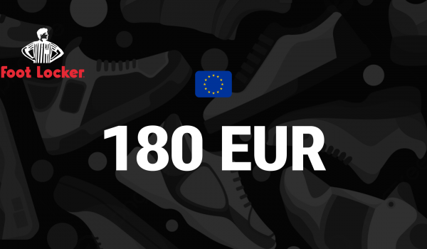 Foot Locker Gift Card 180 EUR