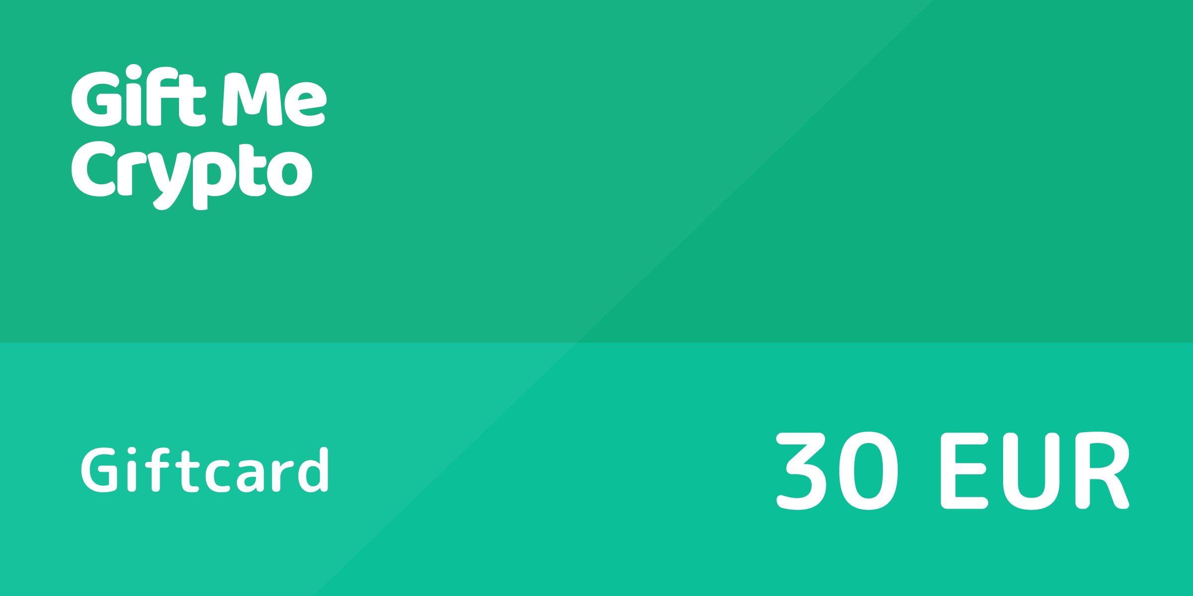 Gift Me Crypto Gift Card 30 EUR