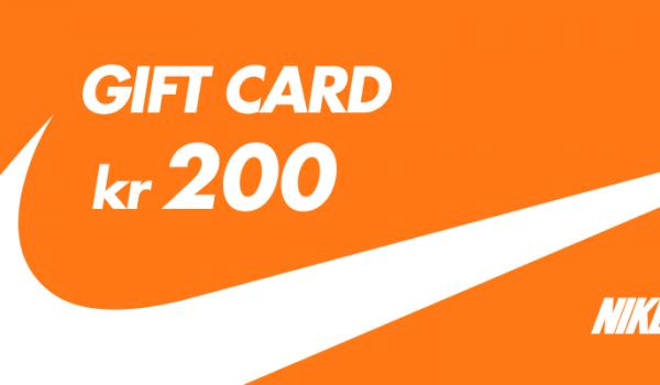 Nike Store Gift Card 200 SEK