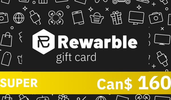Rewarble Super Gift Card 160 CAD