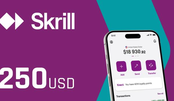 Skrill Gift Card 250 USD