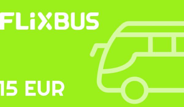 FLIXBUS Gift Card 15 EUR